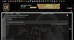 Desktop Screenshot of lafc.com